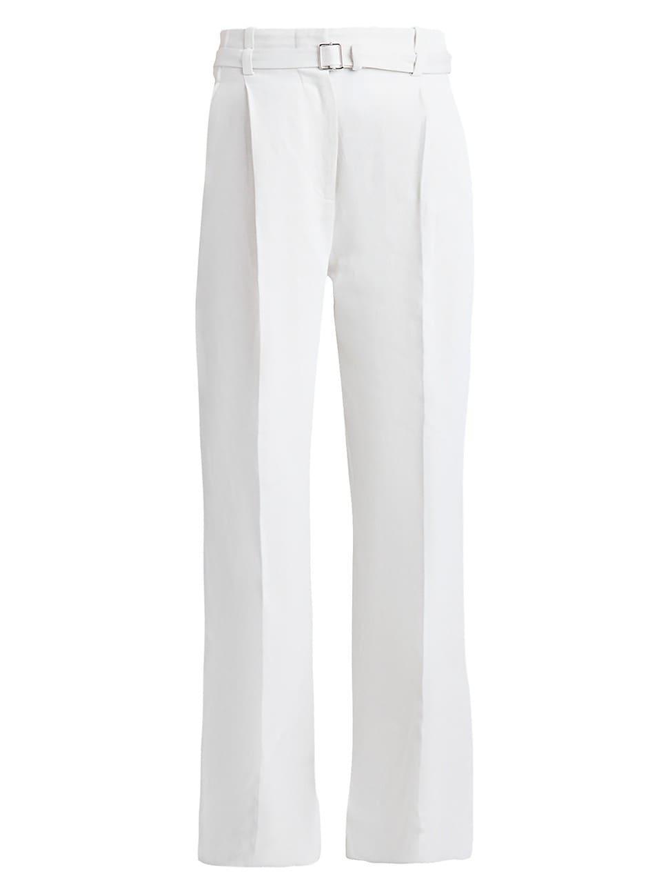 Womens Dana Belted Wide-Leg Pants Product Image