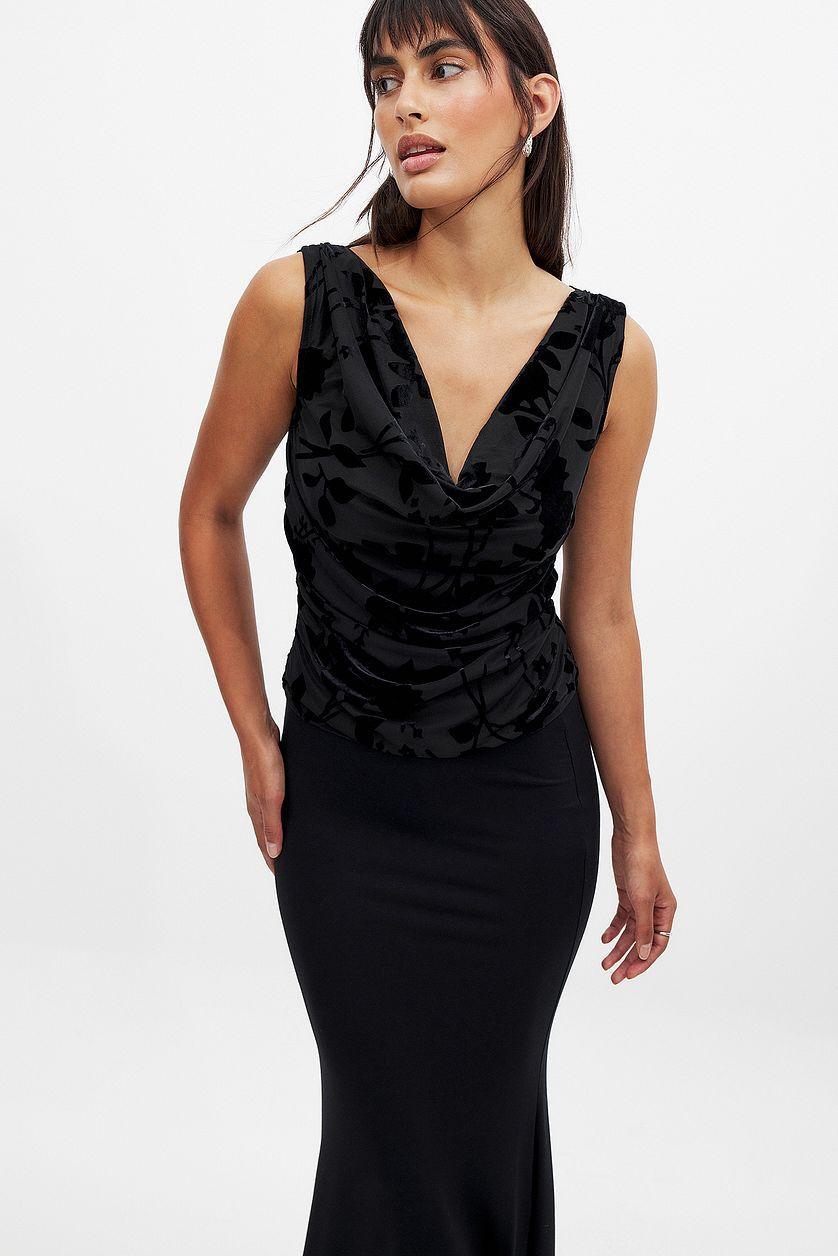 Burn Out Velvet Top Product Image