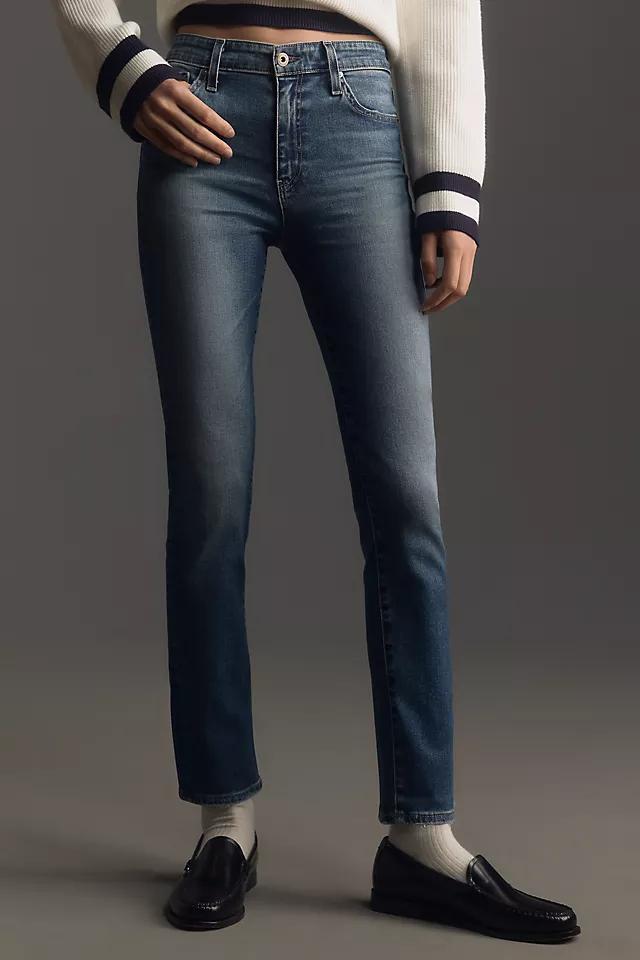 AG Mari High-Rise Straight-Leg Jeans Product Image