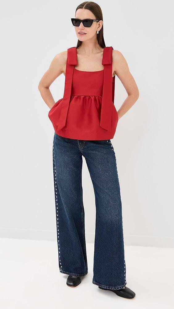 ALIGNE Alina Tie Sleeve Top | Shopbop Product Image