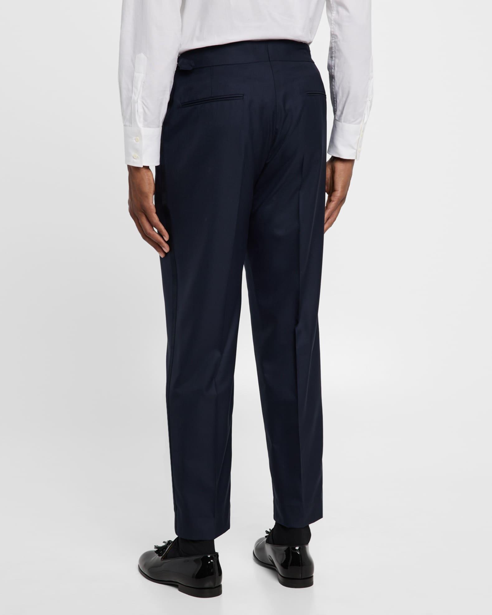 Men's Side-Tab Pleated Trousers Product Image