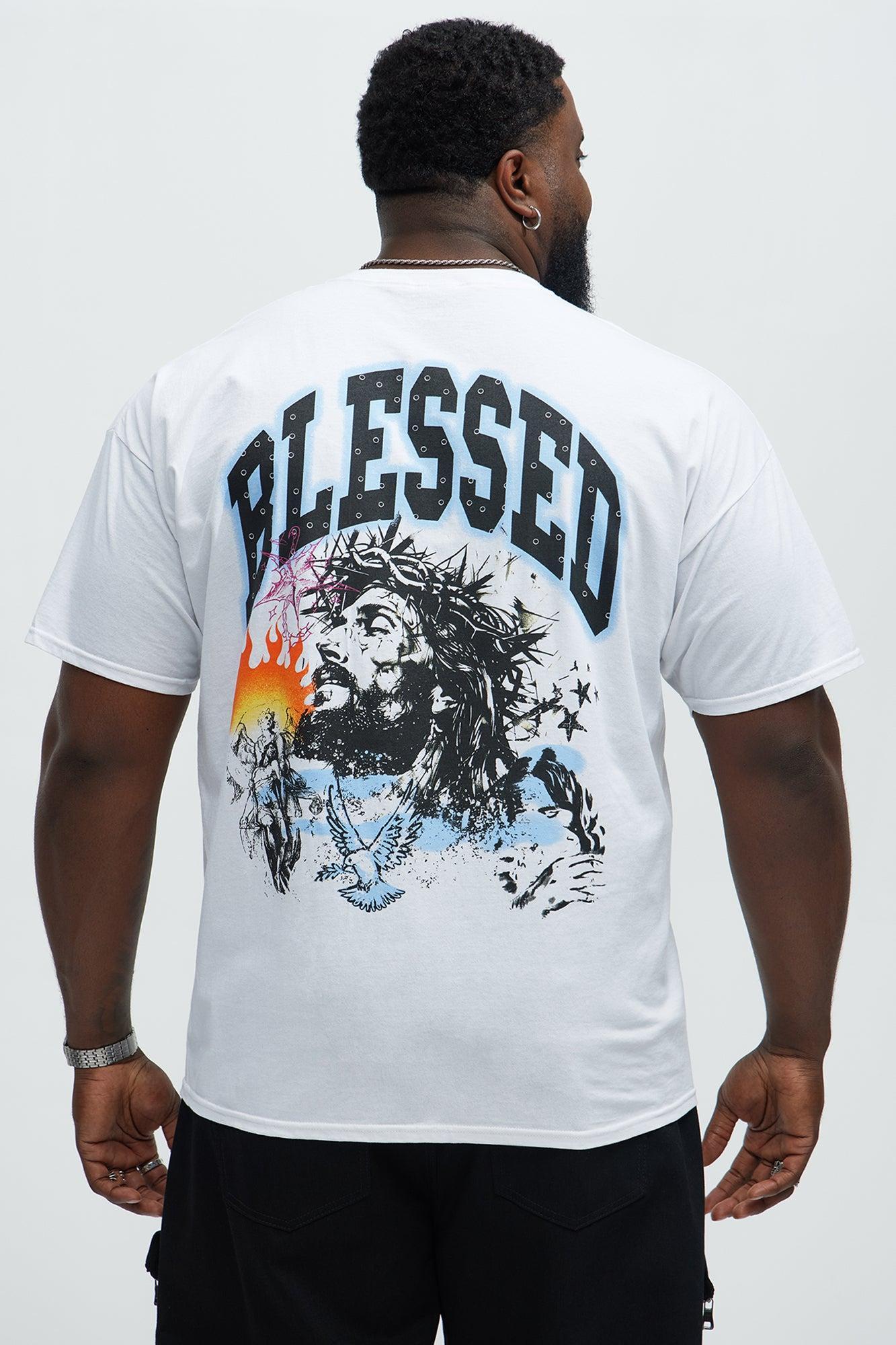 Blessed For Life Short Sleeve Tee - White Product Image