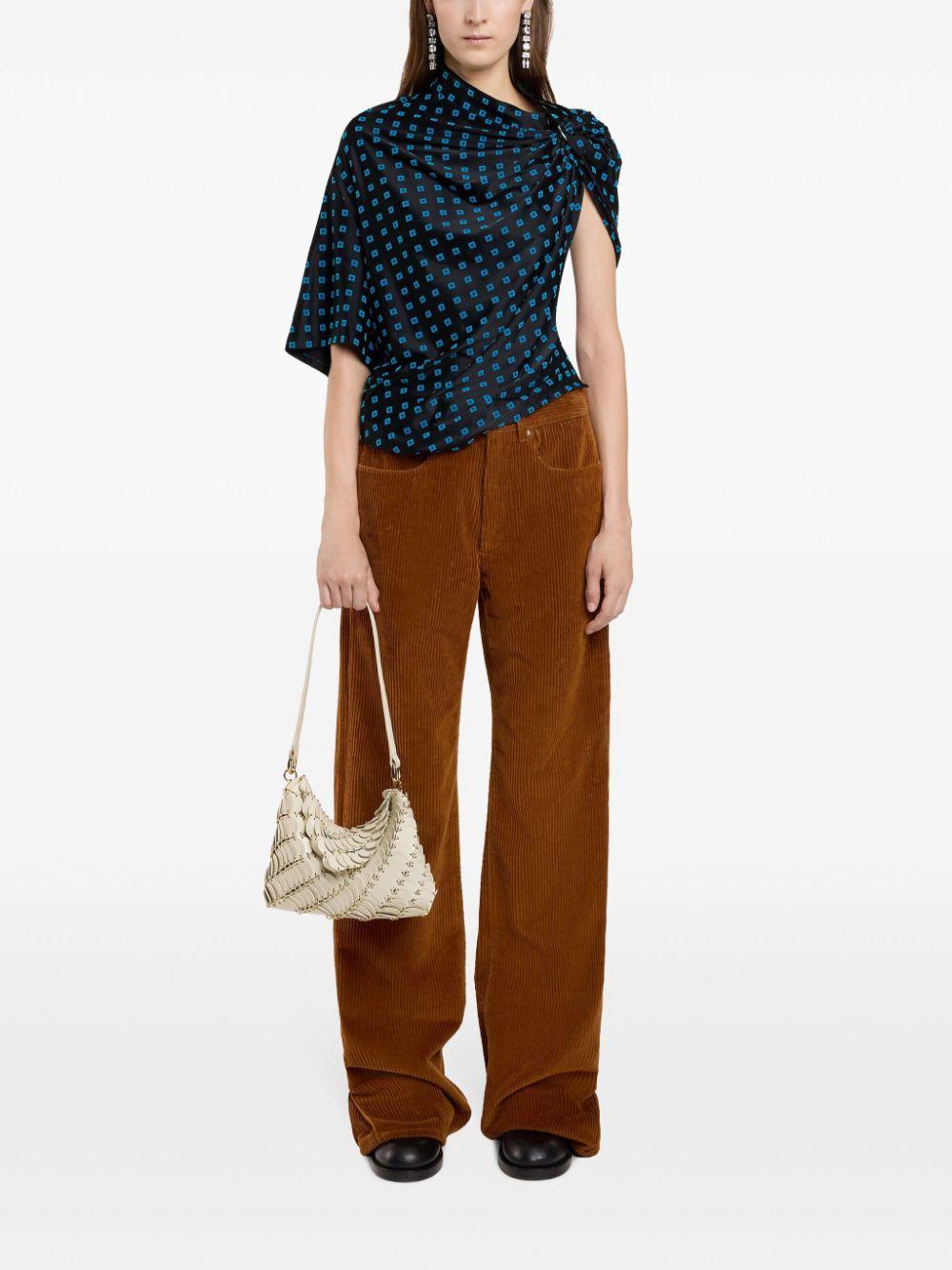 wide-leg corduroy trousers Product Image