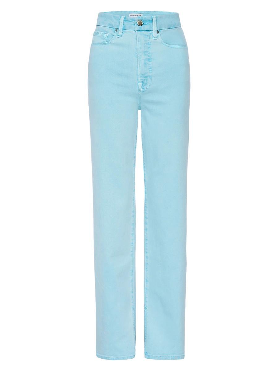 Womens Good Straight Mid-Rise Pants Product Image