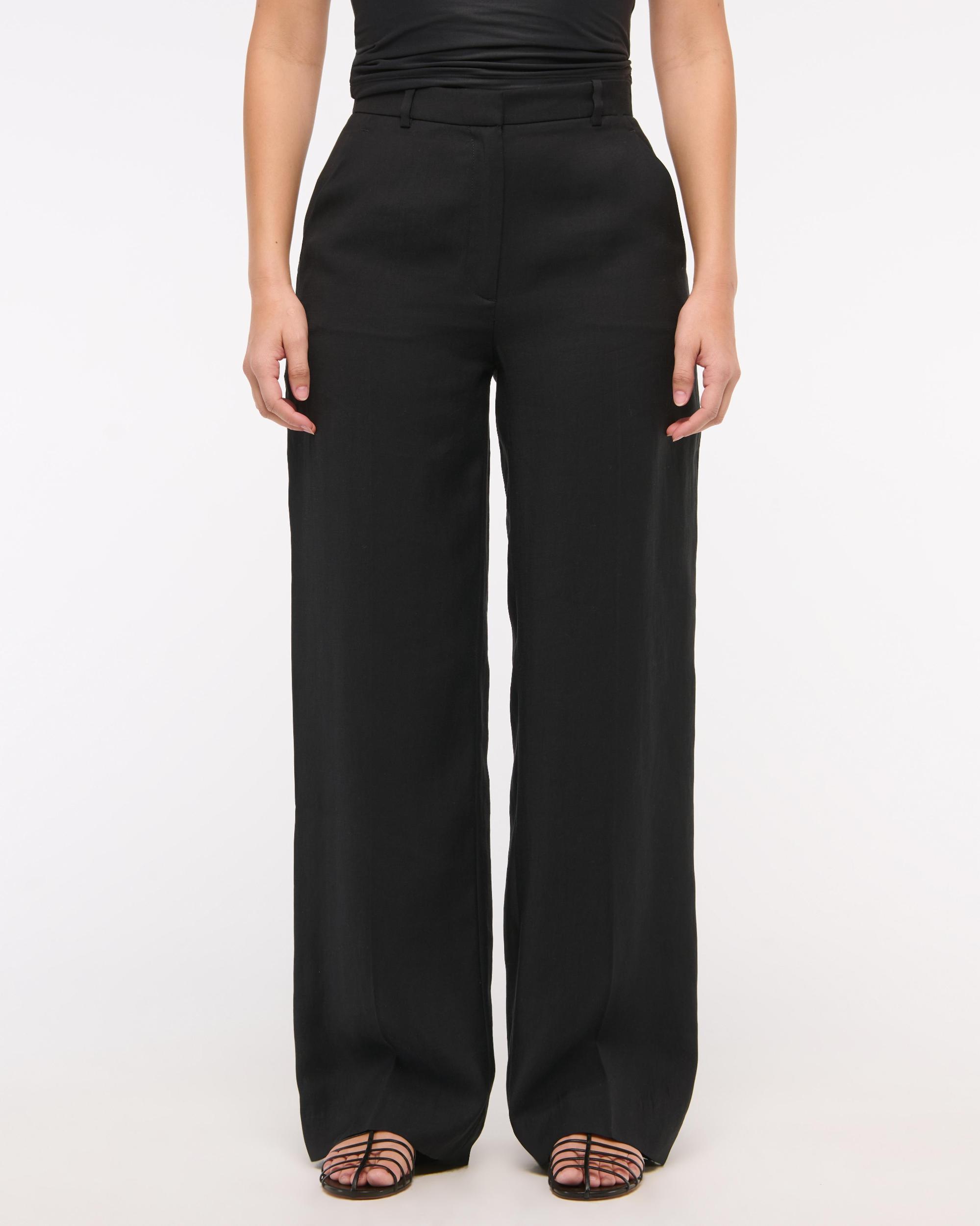Curve Love Drapey Tailored Wide Leg Pant Product Image