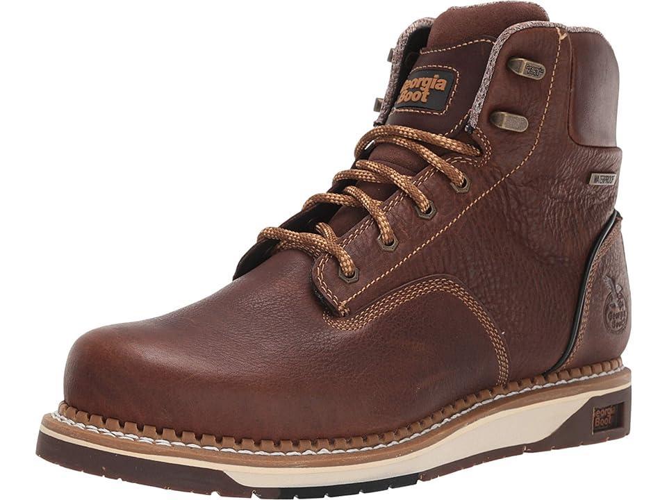 Georgia Boots AMP LT Mens Wedge Waterproof Ankle Work Boots Product Image