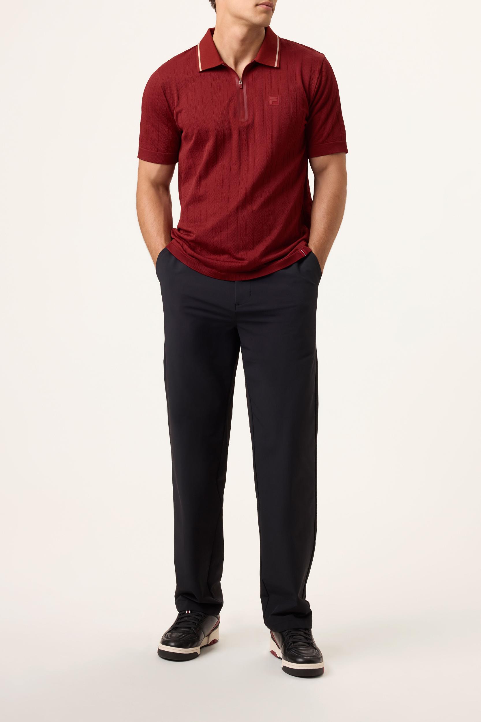 Challenger Cable Zip Polo Product Image