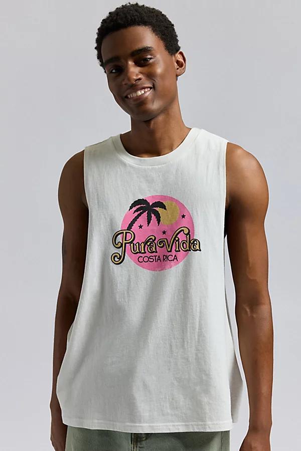 Urban Outfitters UO Pura Vida Graphic Muscle Tee Mens at Urban Outfitters Product Image