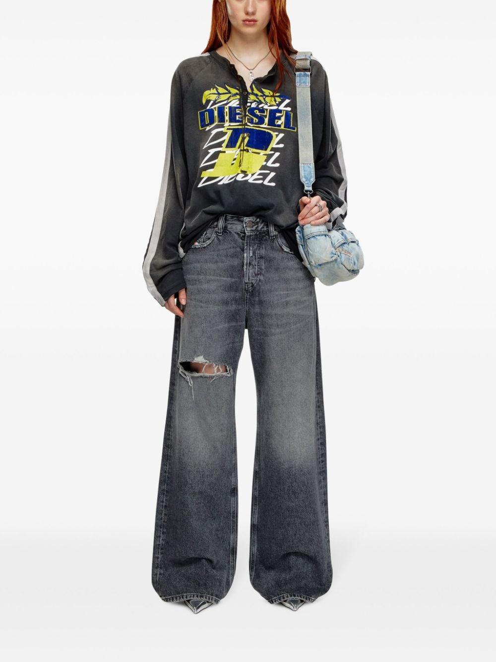 1996 D-Sire low-rise wide-leg jeans Product Image