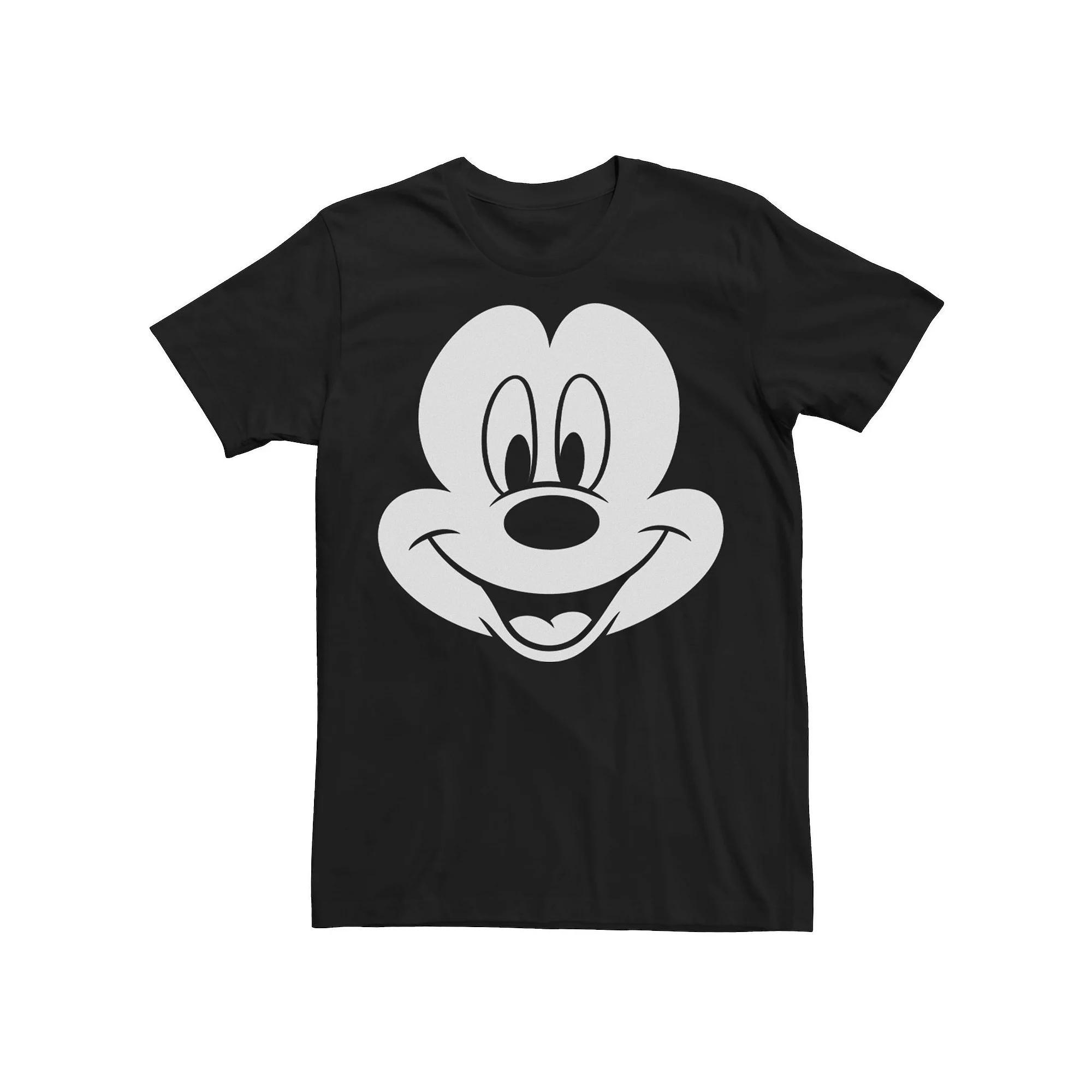 Disney's Mickey Mouse Men's Mickey Large Face Tee, Size: 3XL, Black Product Image