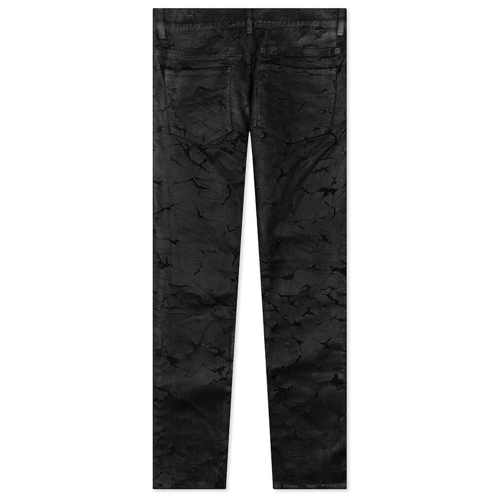 Slim Fit 5 Pocket Trousers - Black Male Product Image