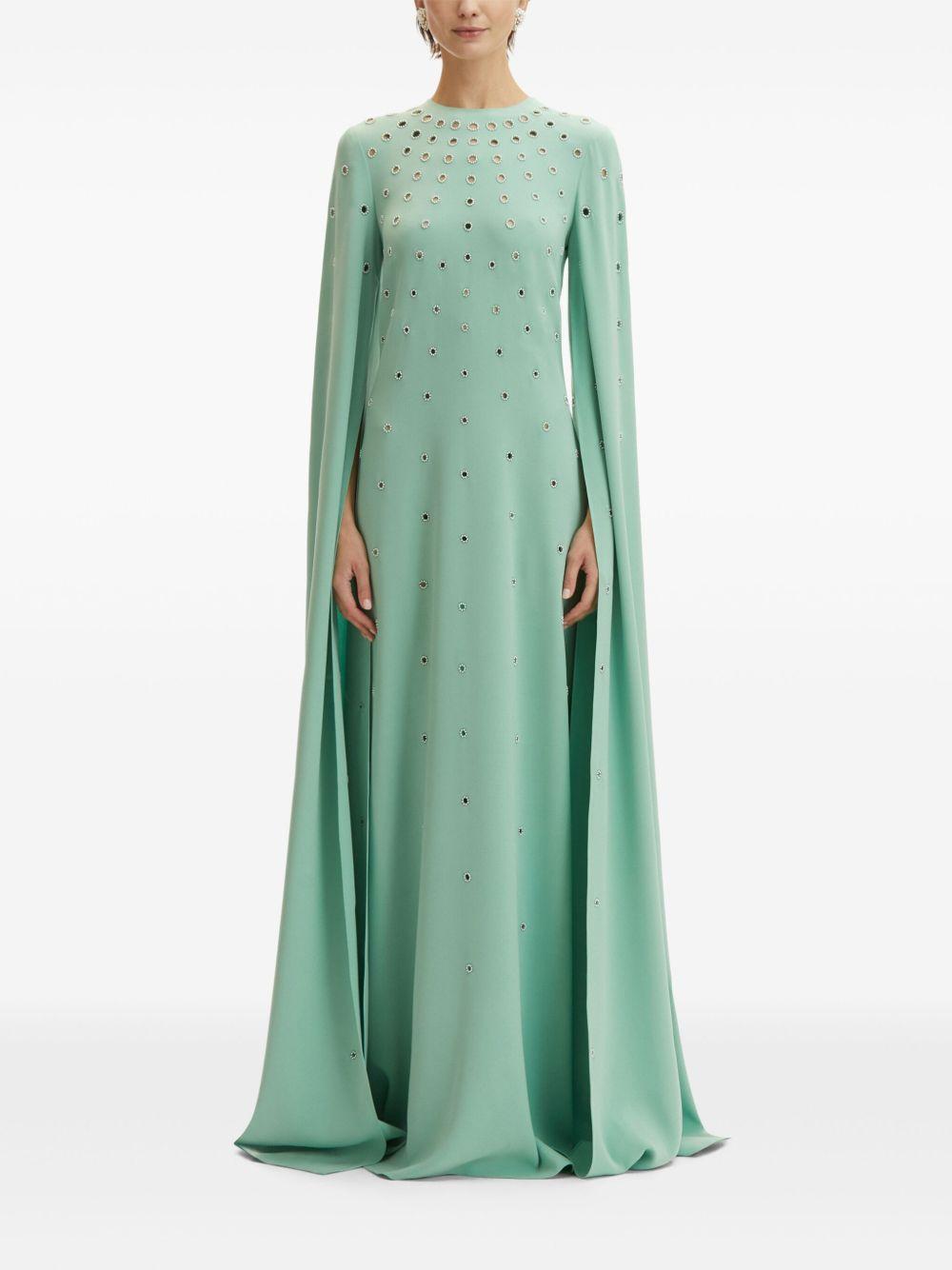 eyelet-detail kaftan dress Product Image