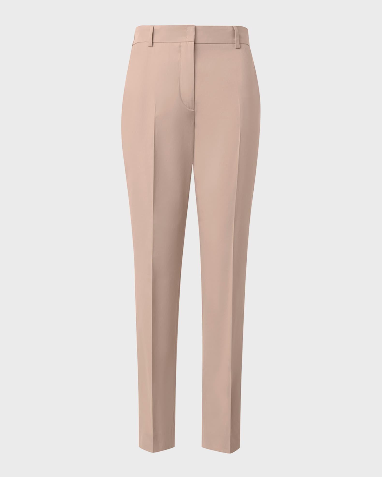 Flavin Cotton Techno Gabardine Tapered-Leg Ankle Pants Product Image