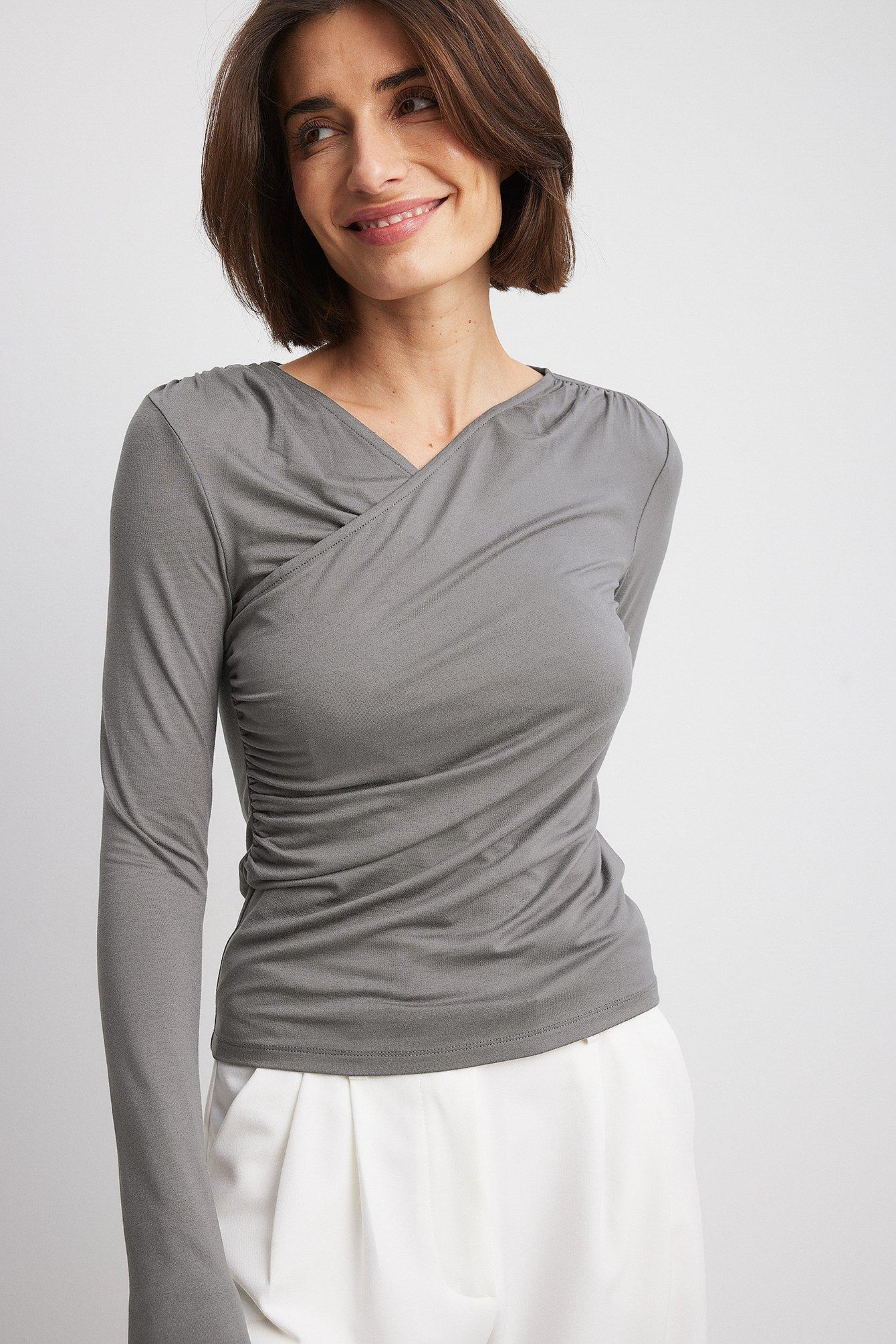 Soft Line Draped Top Product Image