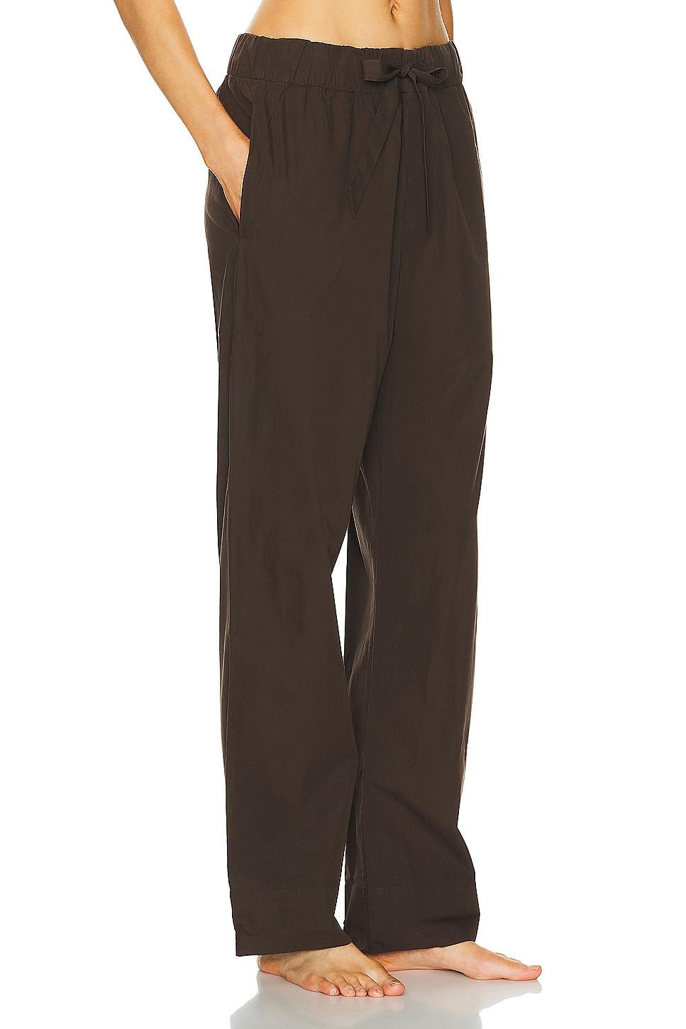 Tekla Solid Pant in Chocolate Product Image