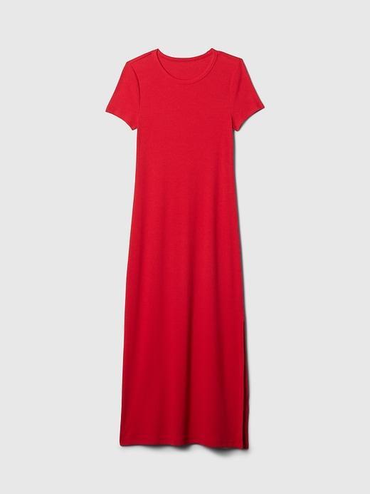 Modern Rib Maxi T-Shirt Dress Product Image