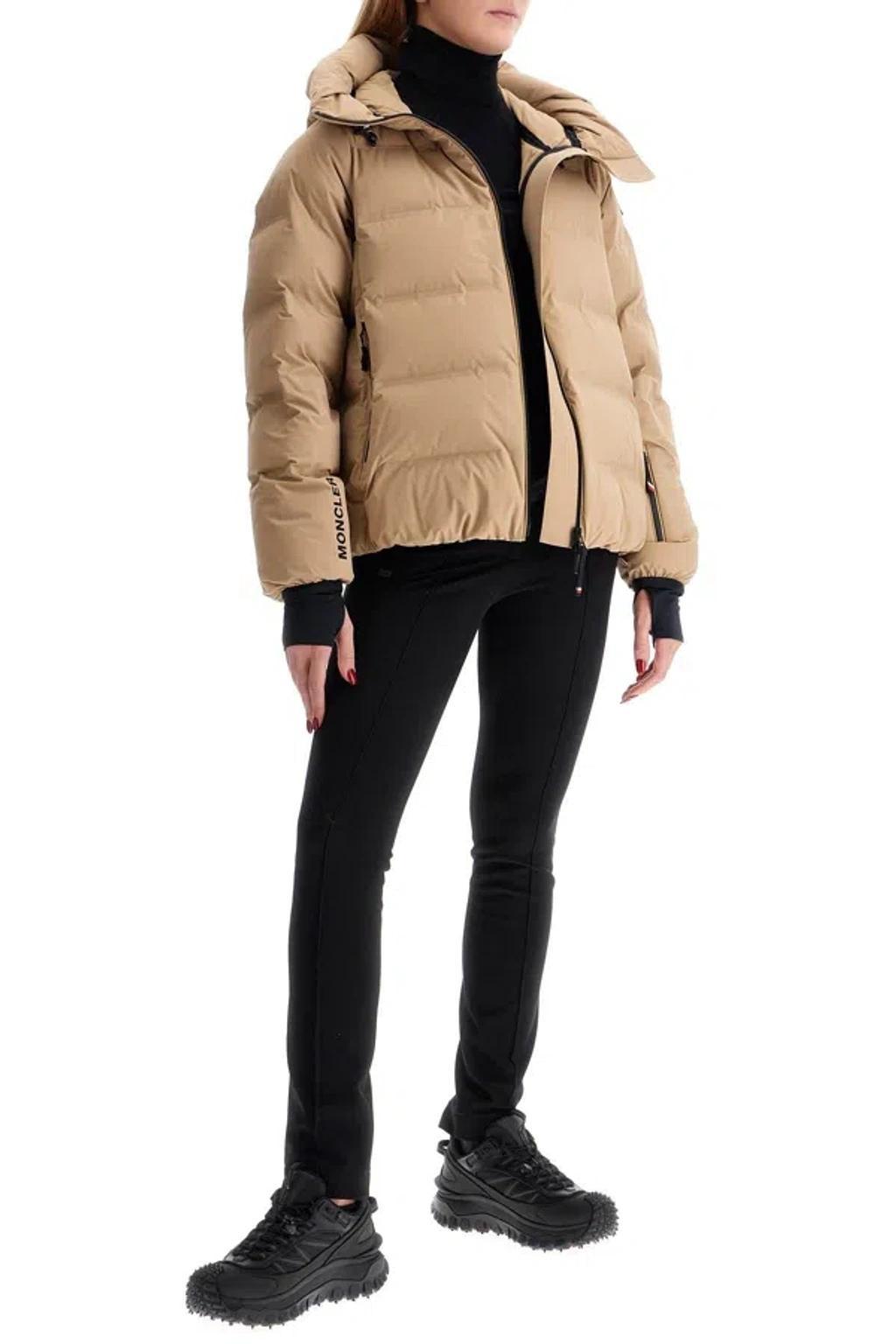 MONCLER Suisses Ski Down Jacket In Beige Product Image