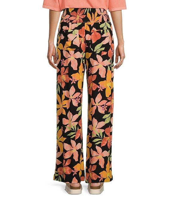 Billabong New Waves 2 High Rise Crinkle Gauze Printed Pants Product Image