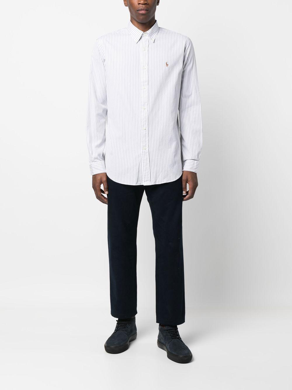 striped button-down shirt Product Image