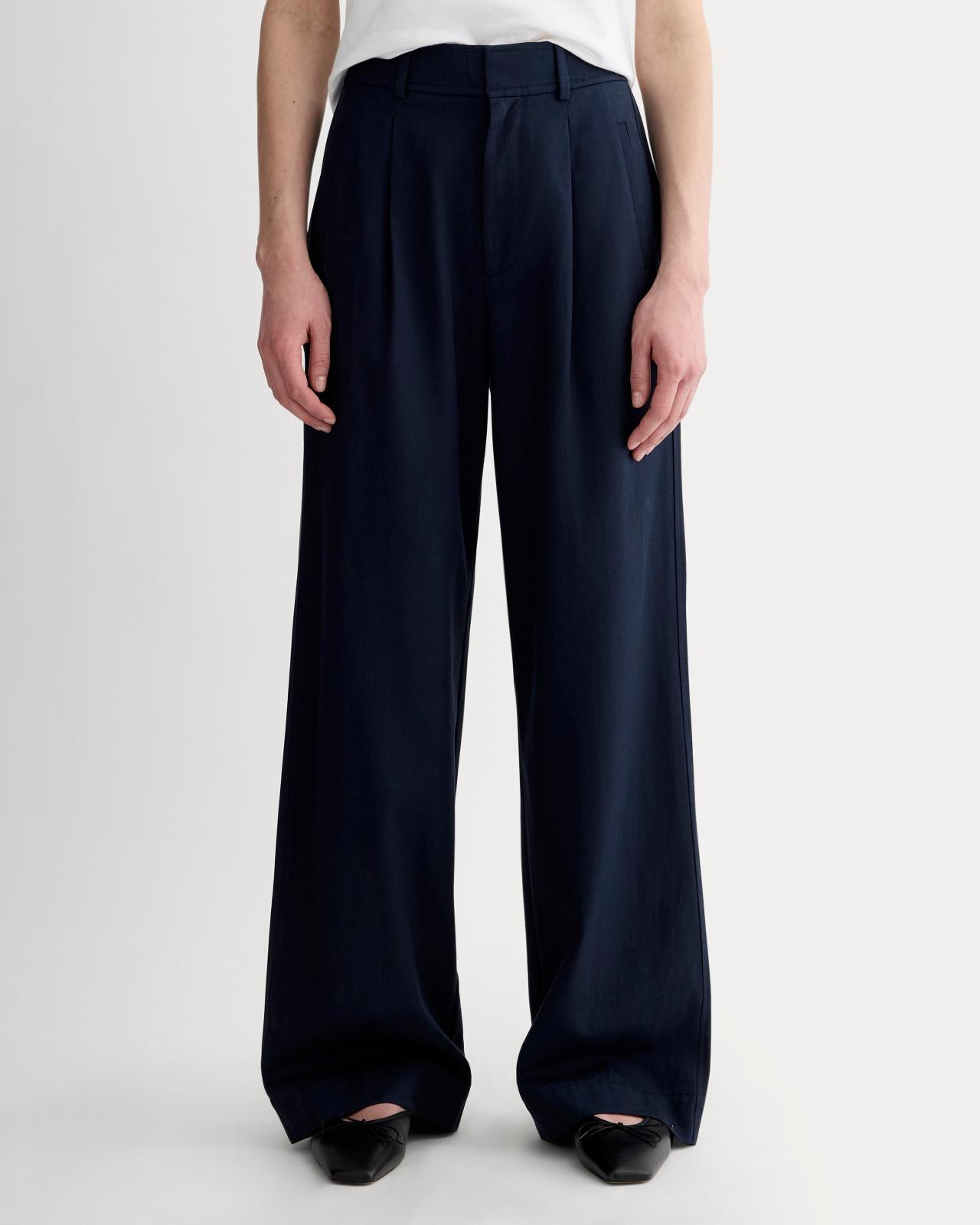 Womens Draper Pleated Pant in Buttersmooth by Everlane Product Image