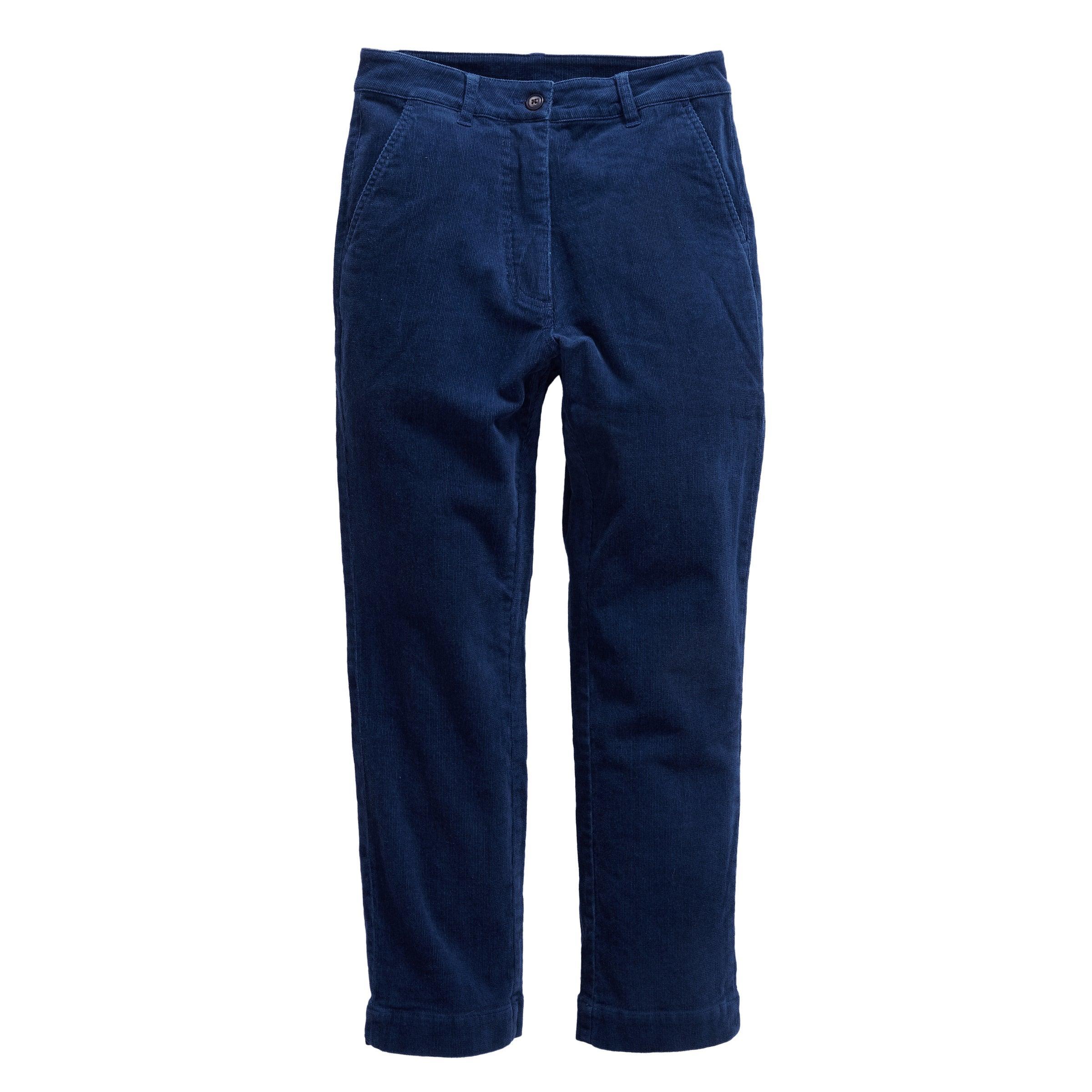 Tracy Stretch Slim Ankle Corduroy Pants - Indigo (Final Sale) Female Product Image