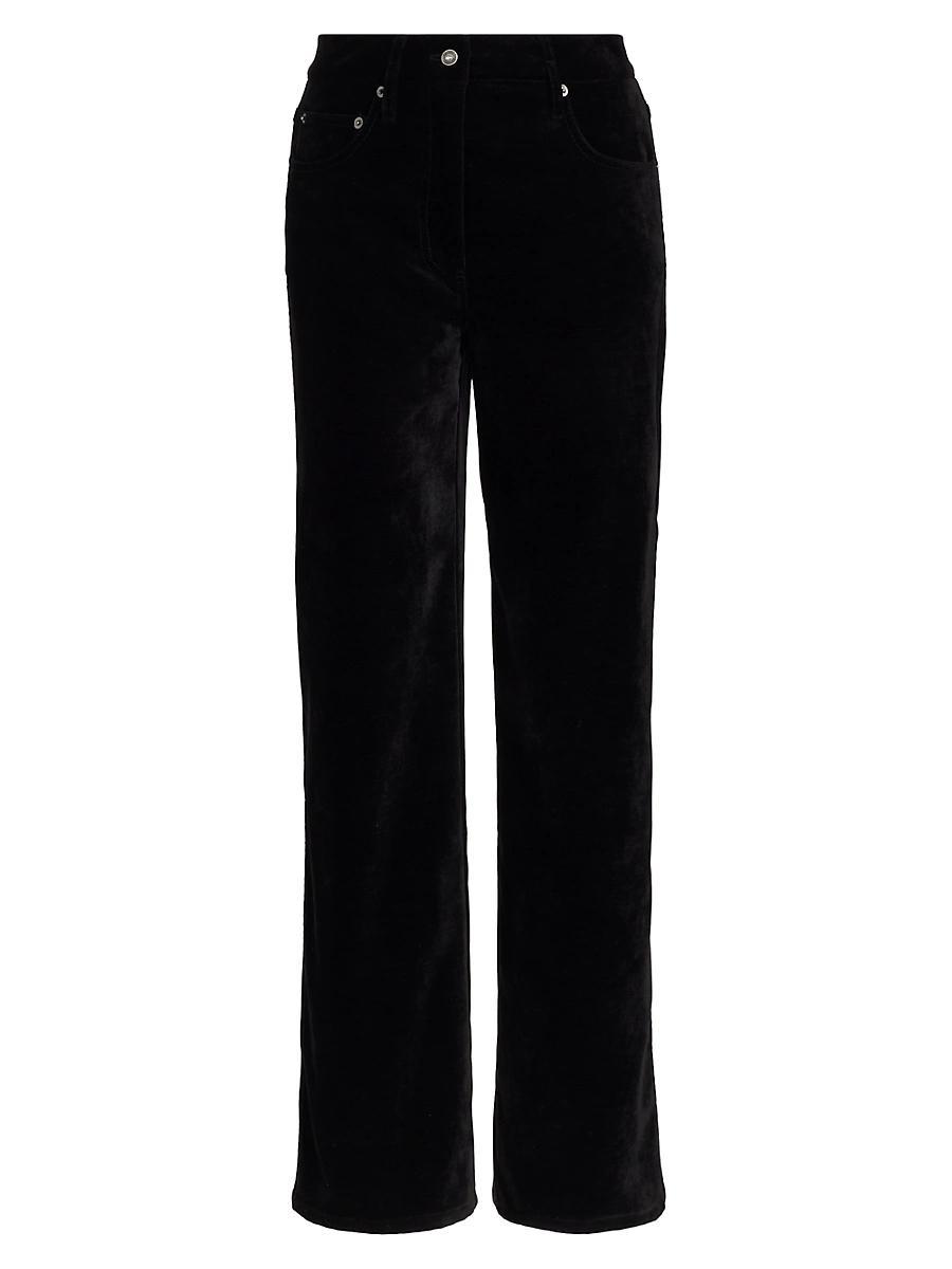 Womens Donovan Chenille Wide-Leg Pants Product Image