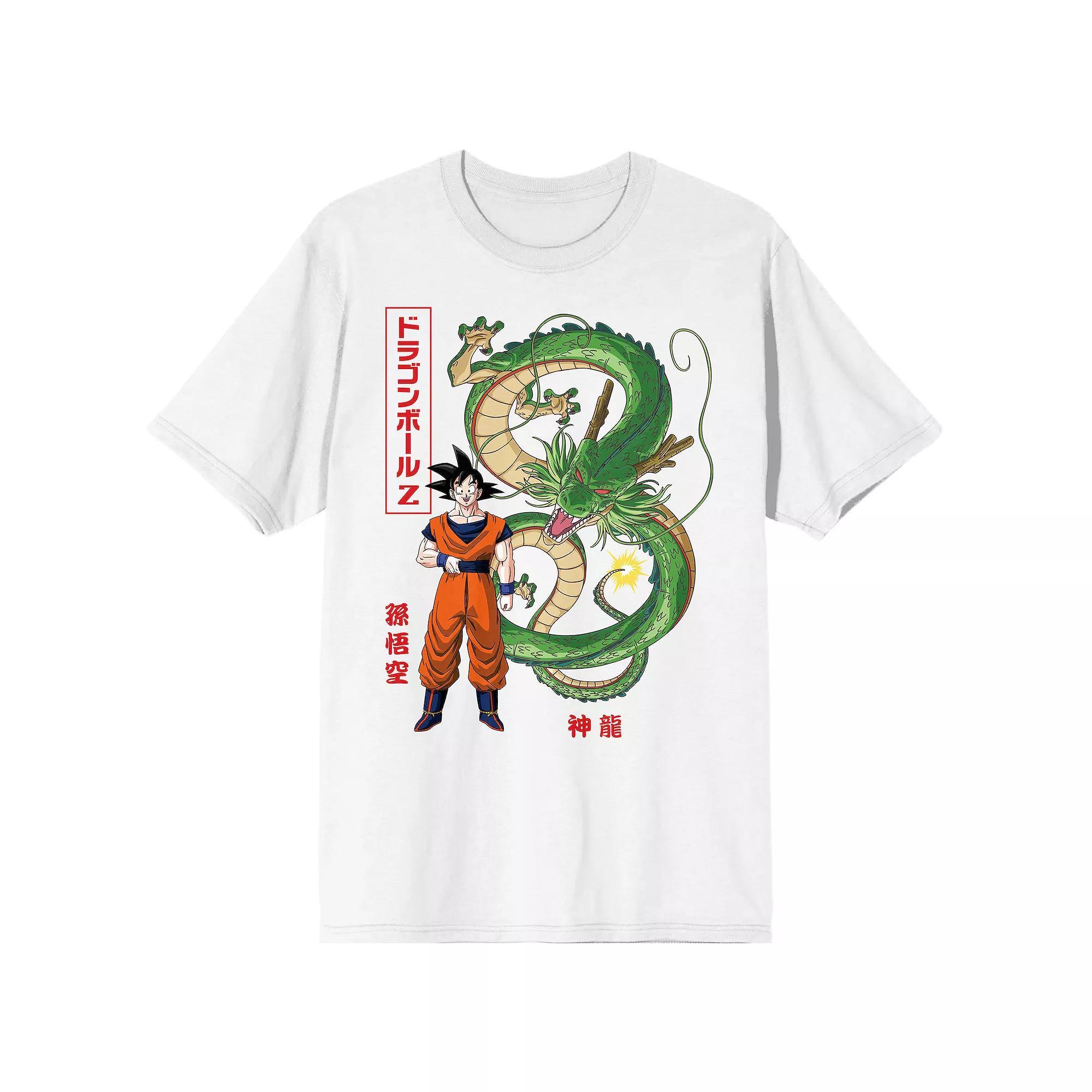 Men's Goku and Shenron Dragon Ball Tee,  Product Image