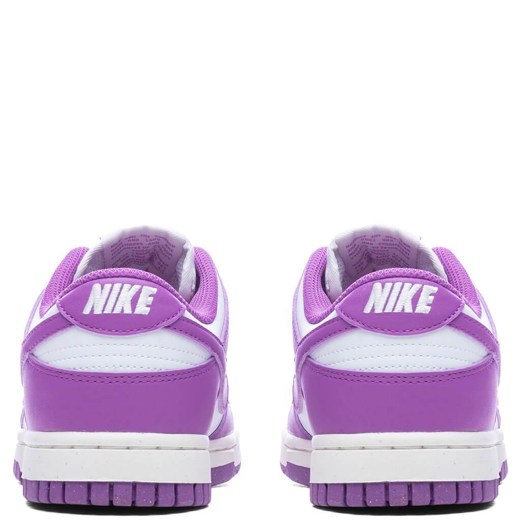 Women's Dunk Low Next Nature - Summit White/Black Raspberry Female Product Image