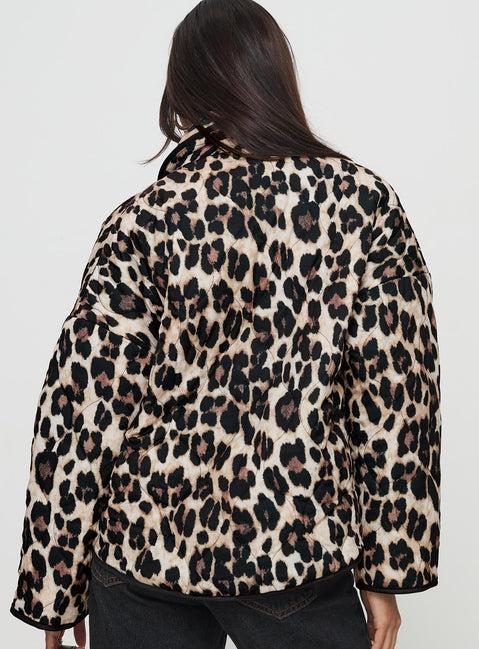 One I Want Jacket Leopard Product Image