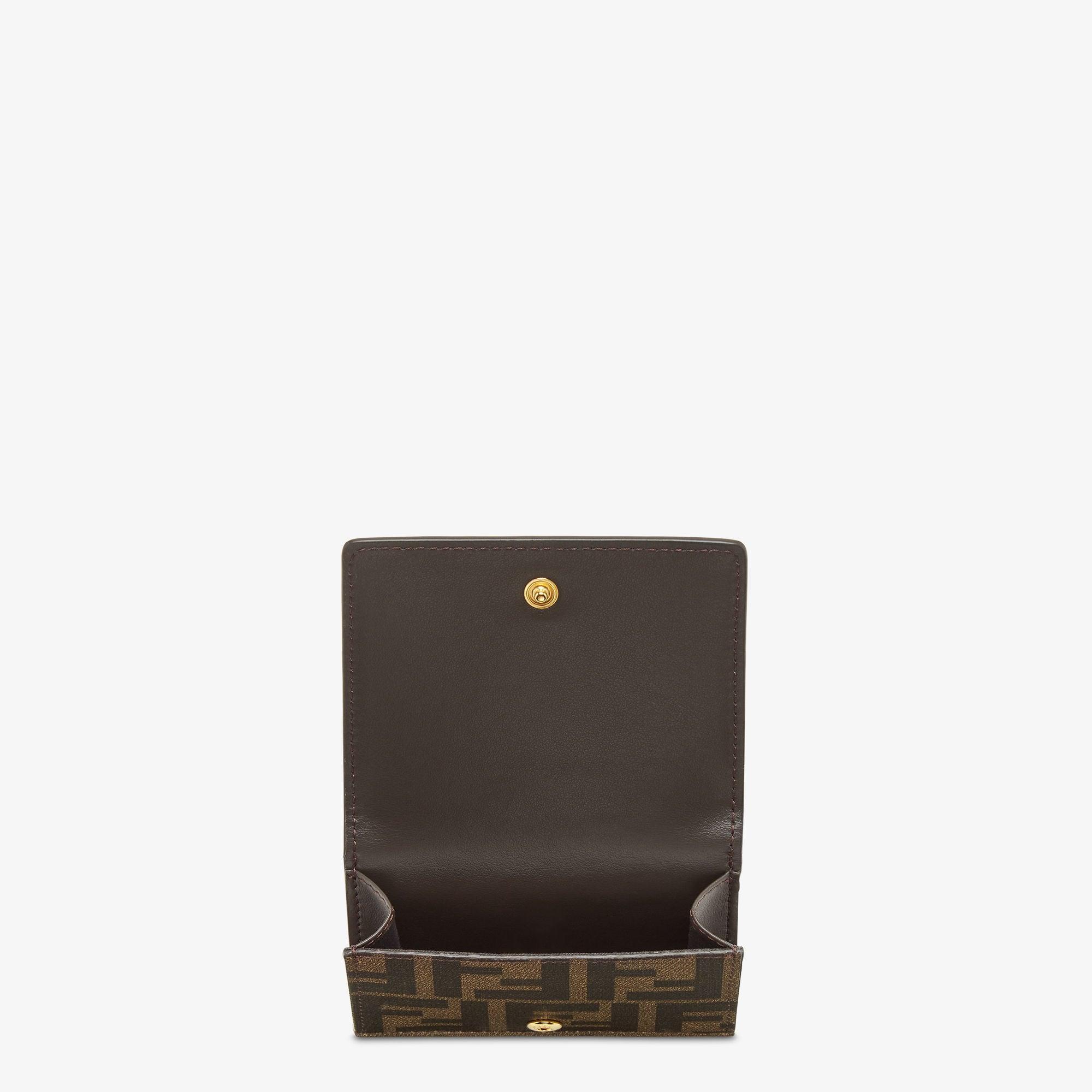 Fendi WalletLunar New Year brown FF fabric wallet Product Image