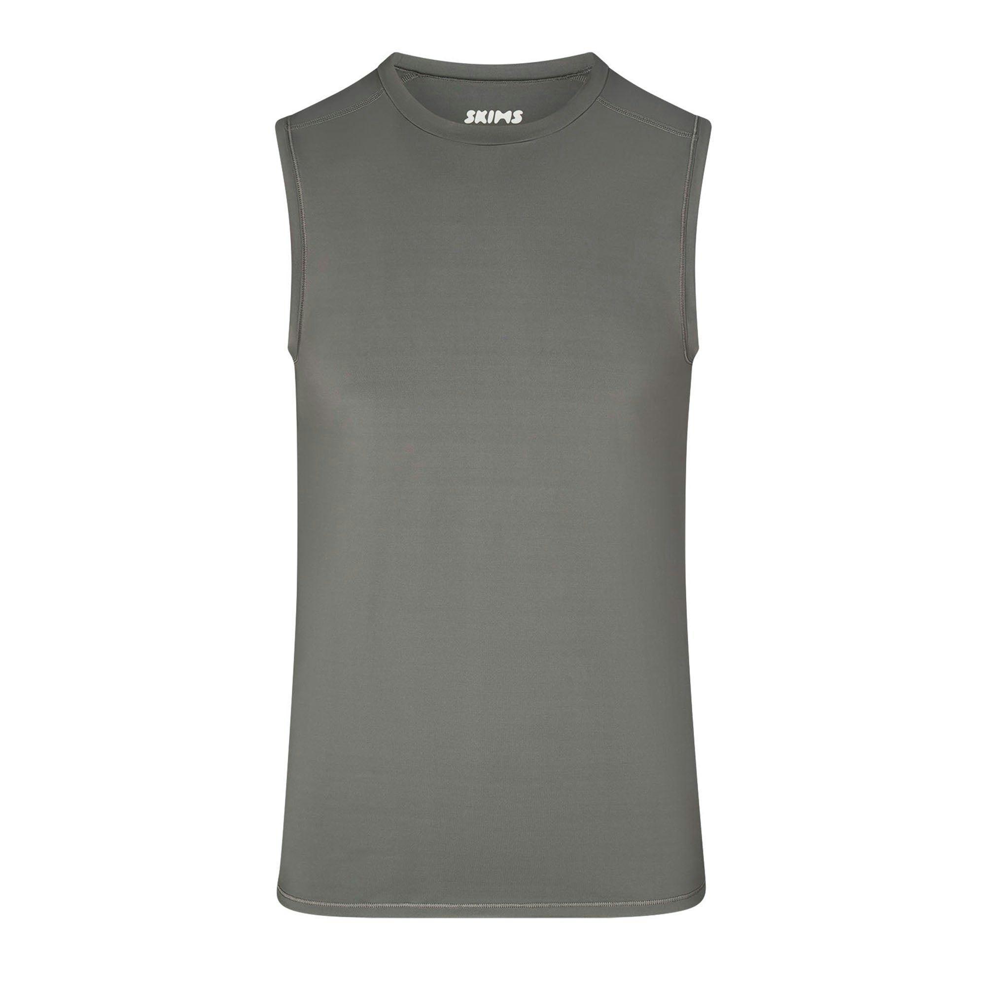 SKIMS FLEX MENS MUSCLE TANK | GUNMETAL Product Image