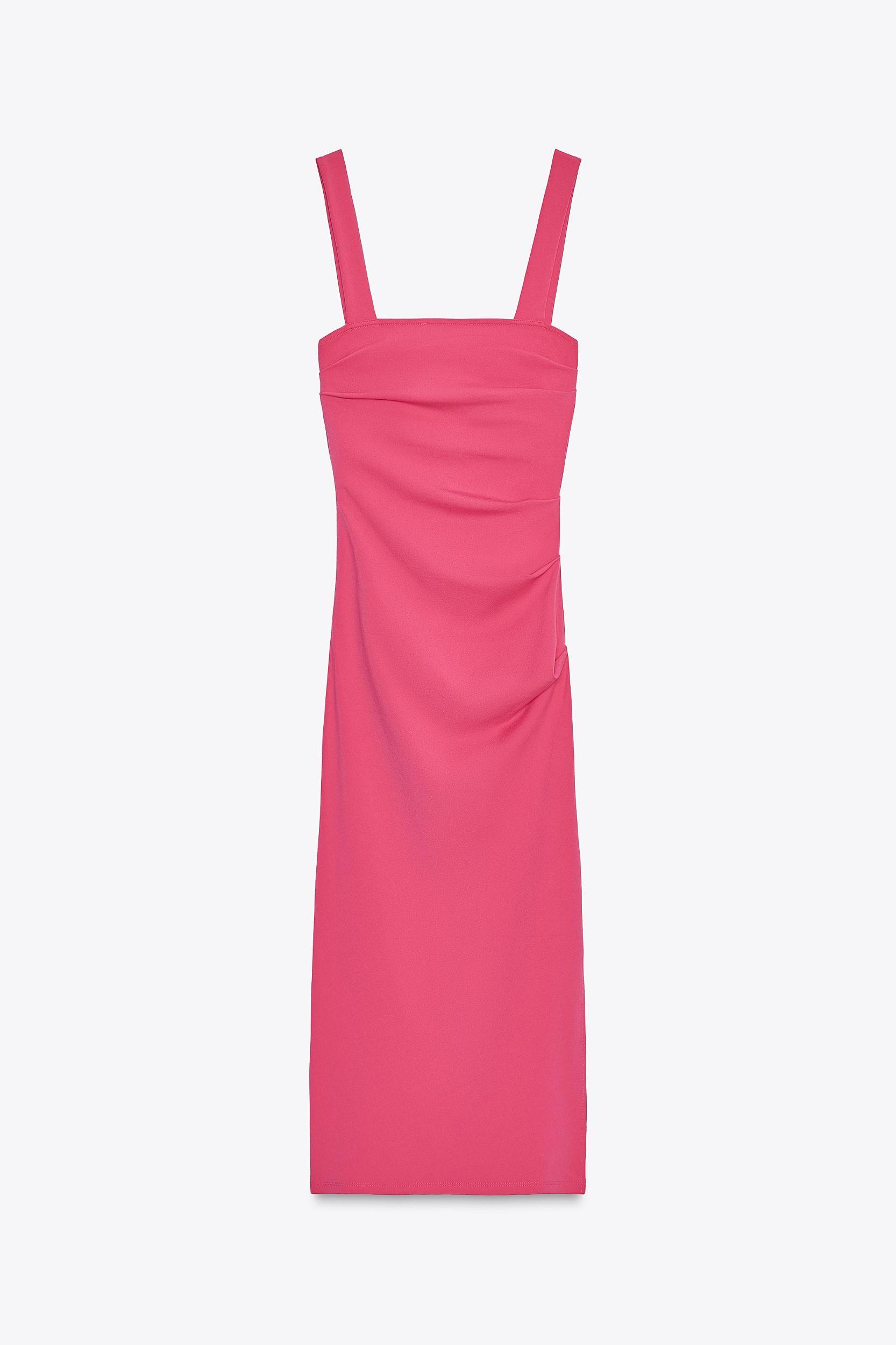 PLEATED MIDI DRESS Product Image