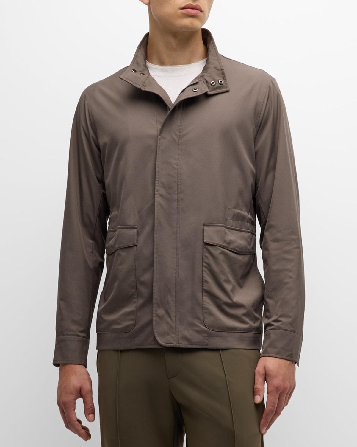 Mens Discovery Hooded Field Jacket Product Image