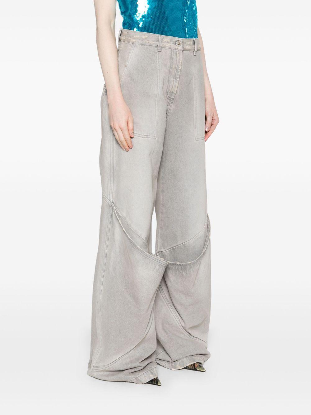high-rise wide-leg jeans Product Image