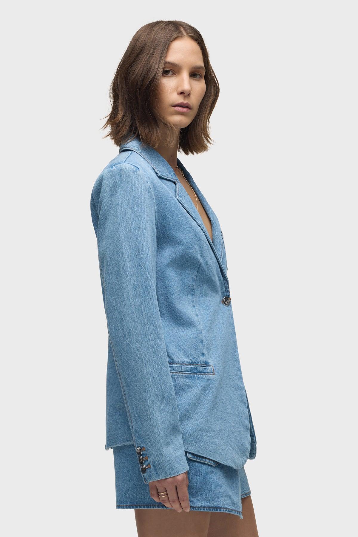 Stylized Boyfriend Blazer Female Product Image