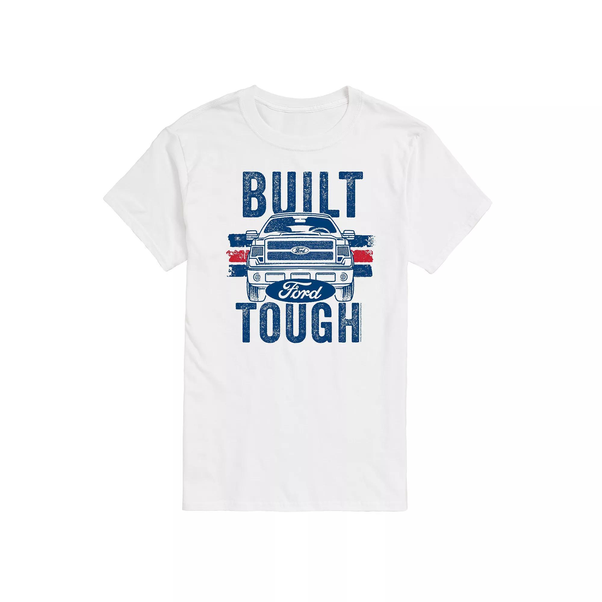 Big & Tall Ford Built Ford Tough F150 Graphic Tee, Men's, Size: 3XL Tall, White Product Image