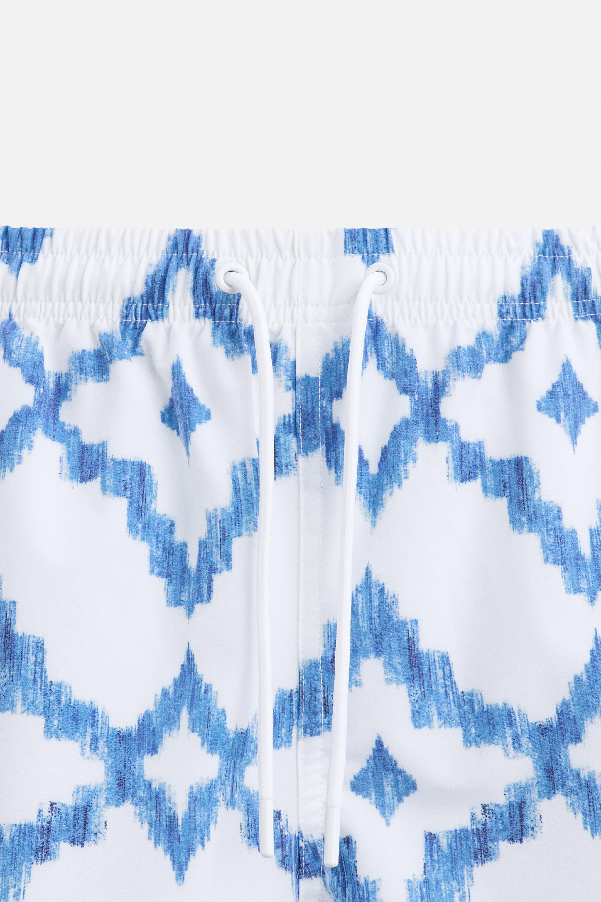 REGULAR GEOMETRIC PRINT SWIMSUIT Product Image