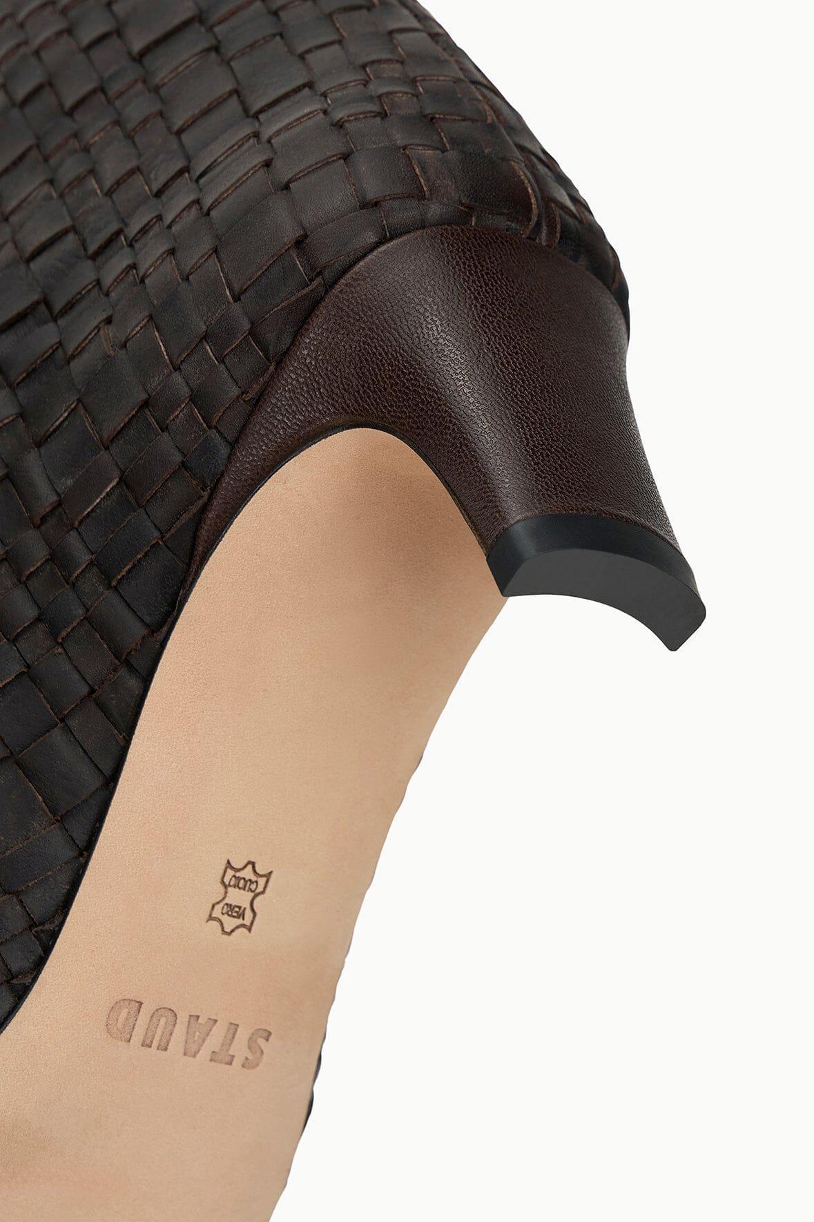 WALLY BOOT | ESPRESSO WOVEN LEATHER Product Image
