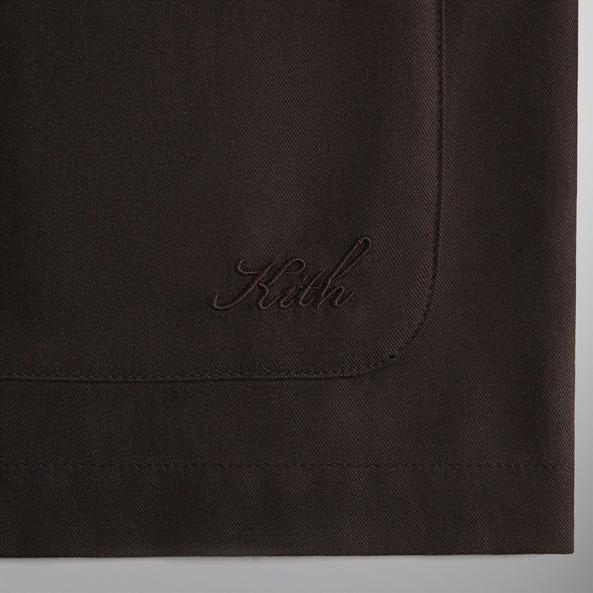 Kith Silk Cotton Long Sleeve Boxy Collar Overshirt - Incognito Male Product Image