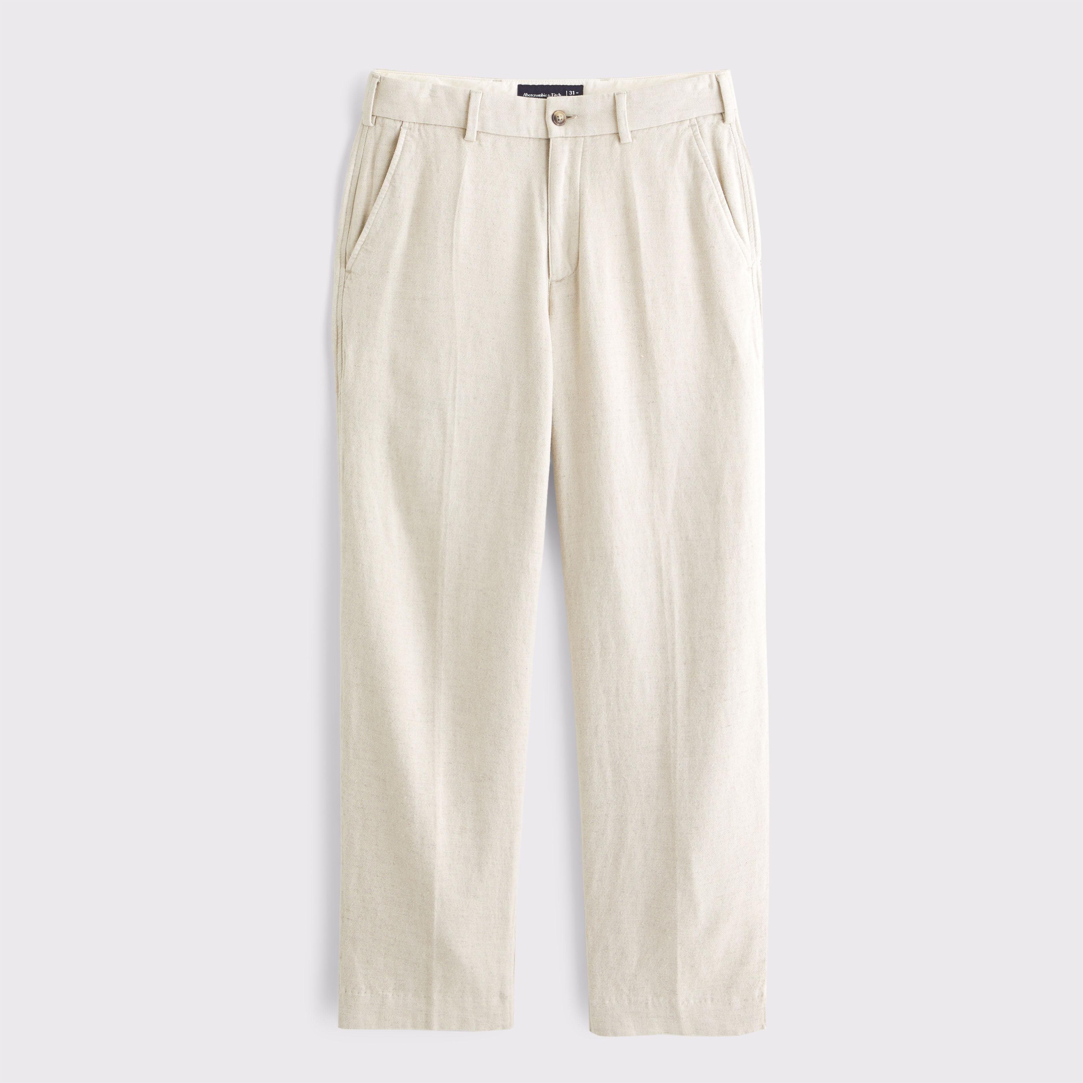 Baggy Tailored Linen-Blend Trouser Product Image