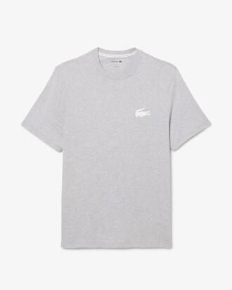 Crocodile Print Cotton Loungewear T-Shirt Product Image