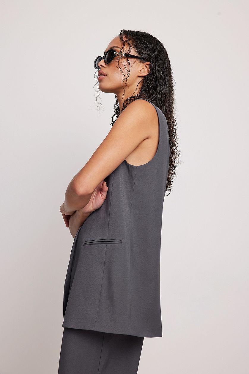 Tailored Oversized Vest Product Image