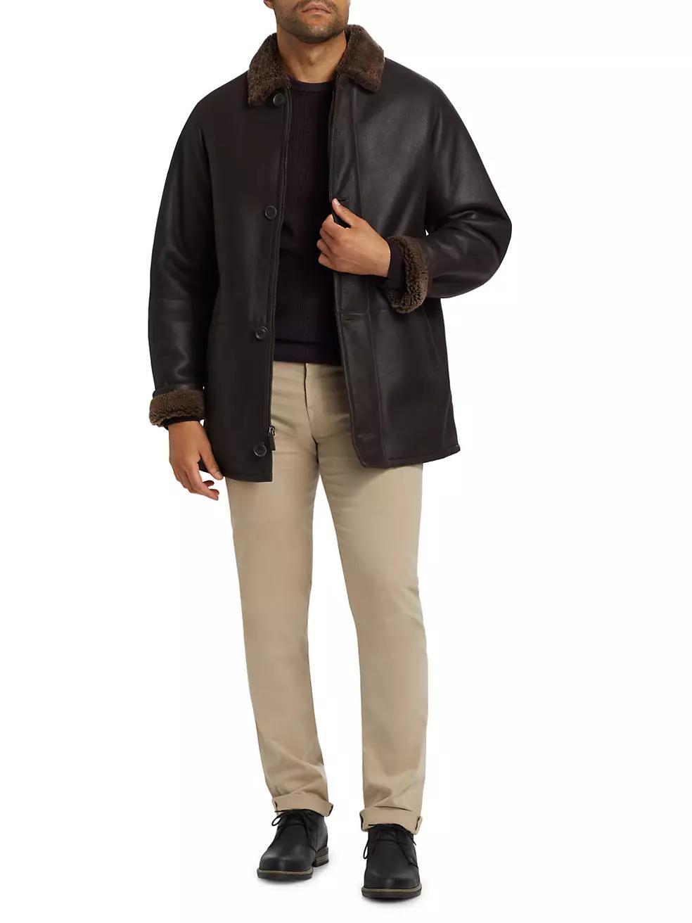 COLLECTION Shearling Car Coat Product Image