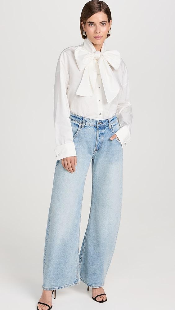 Marques Almeida Loose Tie Shirt | Shopbop Product Image