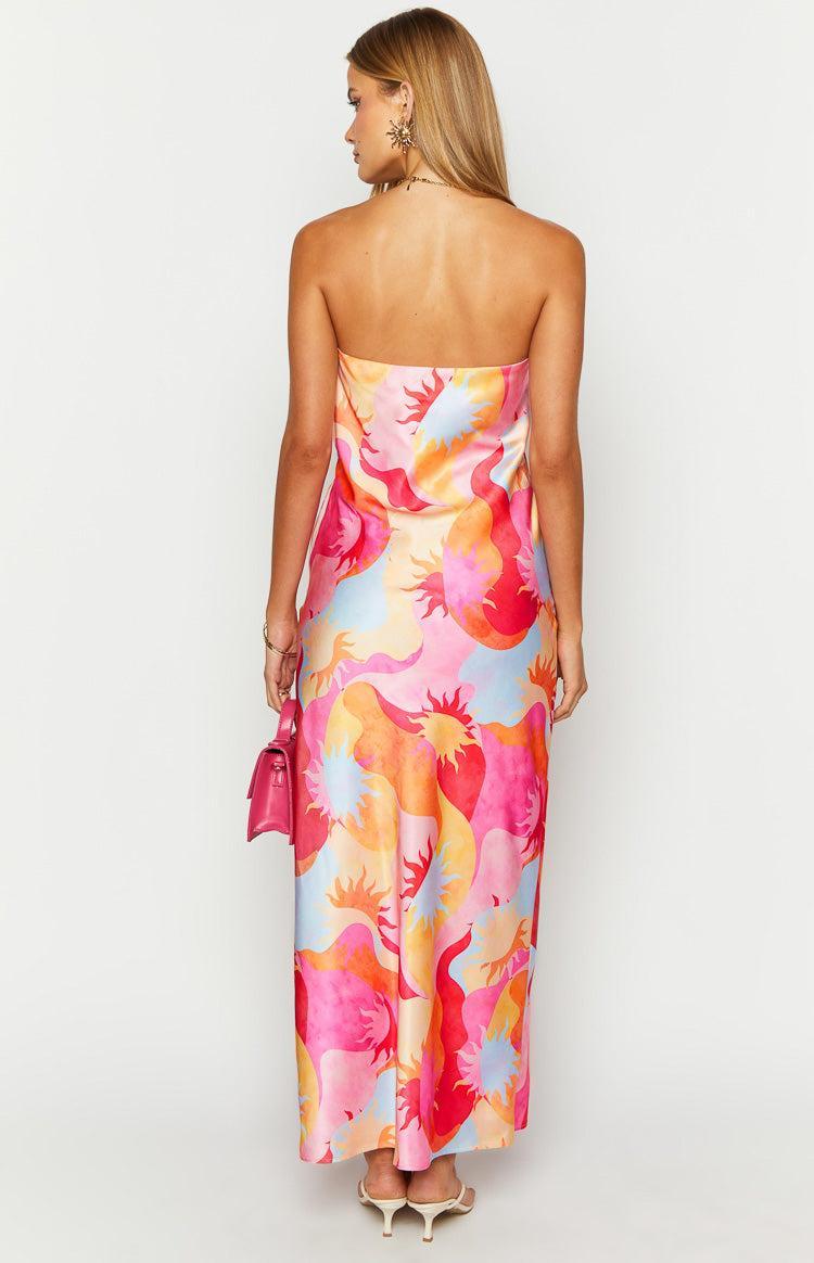 Damia Sun Print Maxi Dress Product Image