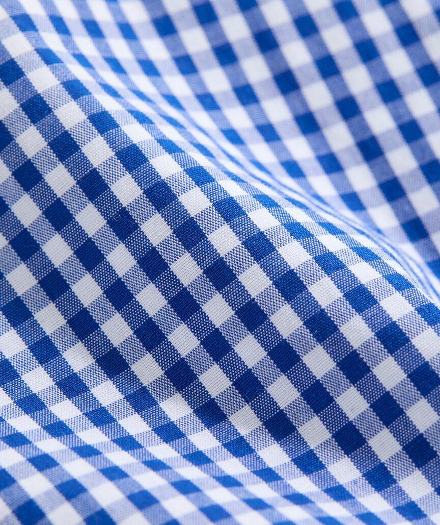 Stretch Poplin Gingham Shirt Product Image