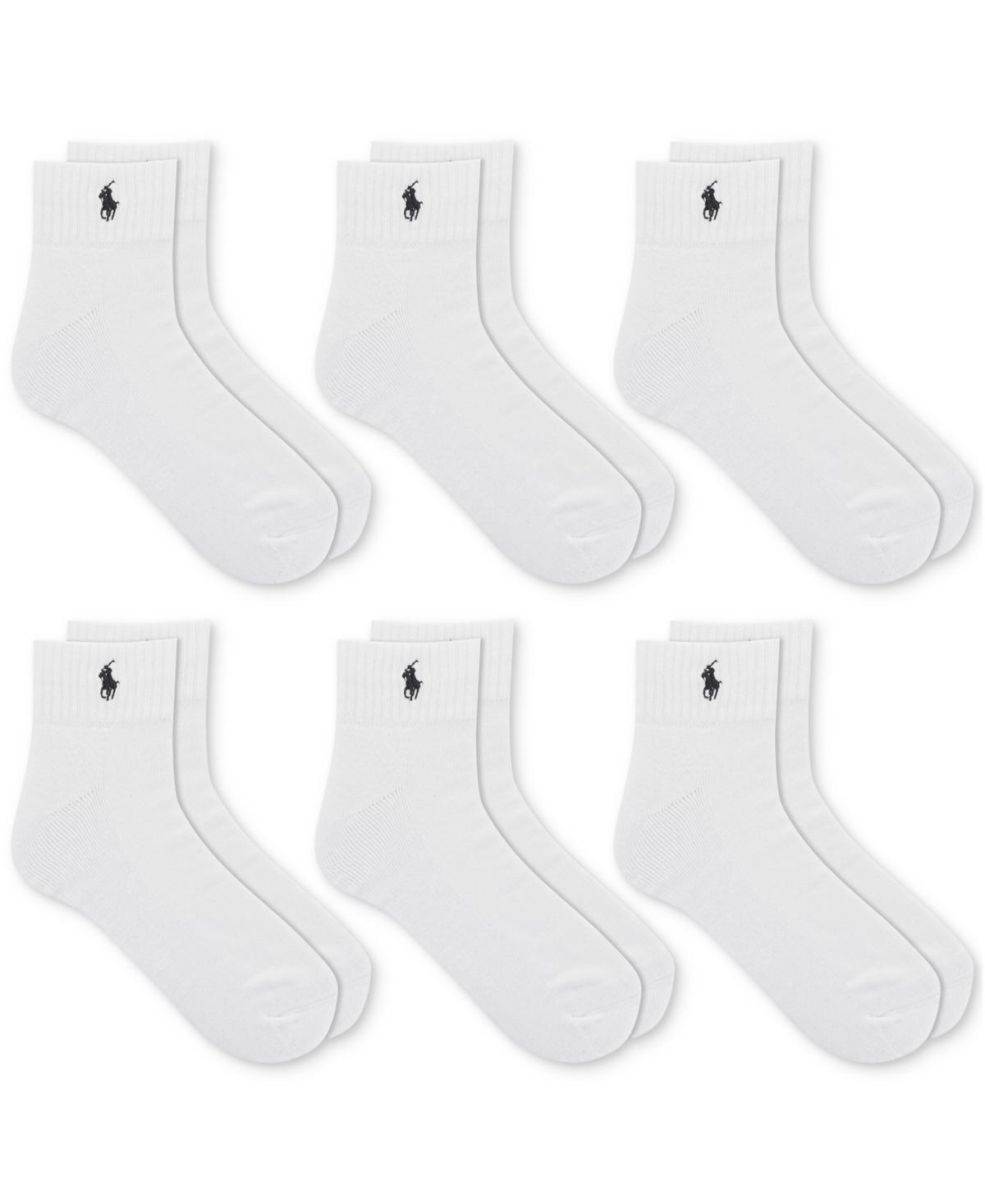 Polo Ralph Lauren Performance Cotton Quarter Socks 6 Product Image