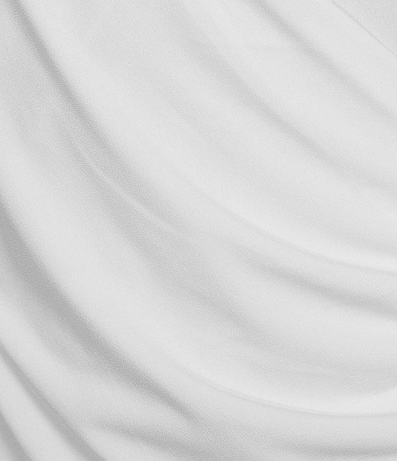 Anne Klein Shirred Surplice V-Neck Sleeveless Blouse Product Image