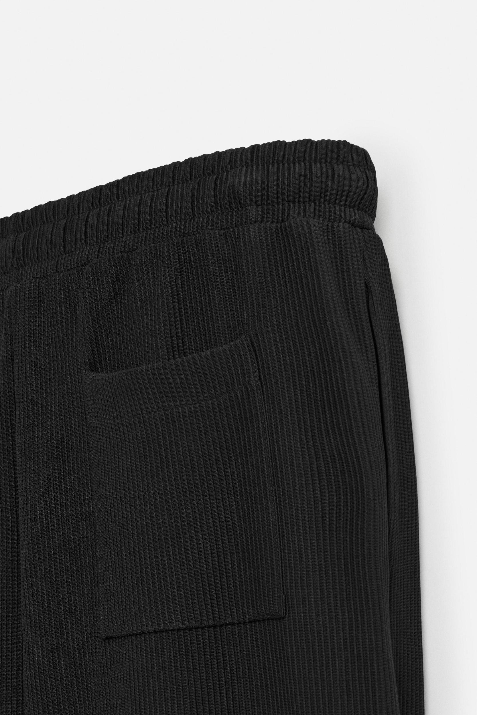 VERTICAL TEXTURED JOGGER PANTS Product Image