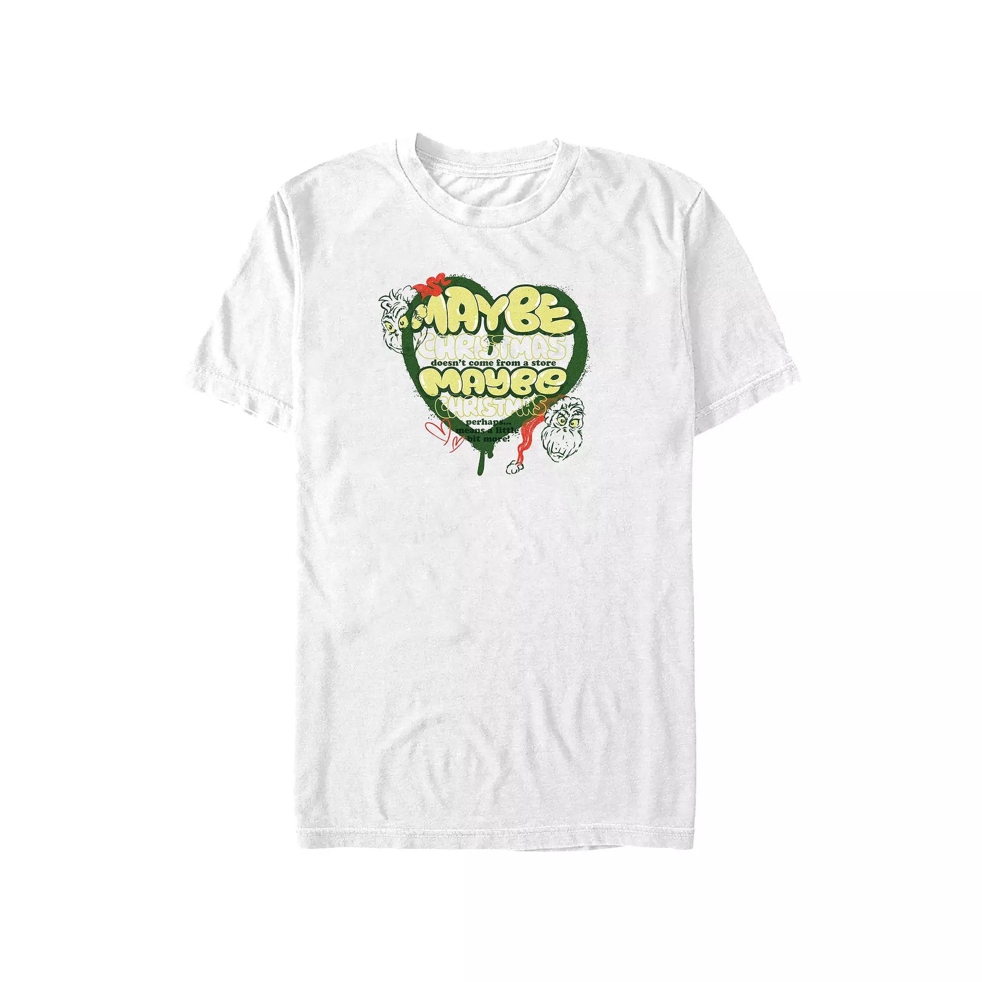 Men's Dr. Seuss Grinch Maybe Maybe Graphic Tee,  Product Image
